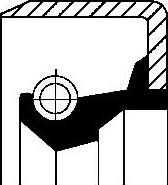 Corteco 01002369B - Shaft Seal, power take-off car-mod.net
