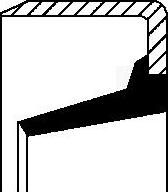 Corteco 01014602B - Shaft Seal, power take-off car-mod.net