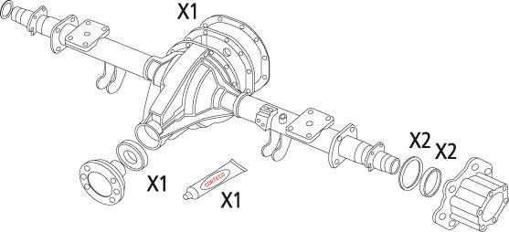Corteco 19536195 - Gasket Set, differential car-mod.net