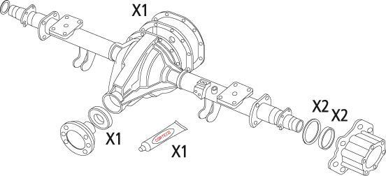 Corteco 19536196 - Gasket Set, differential car-mod.net