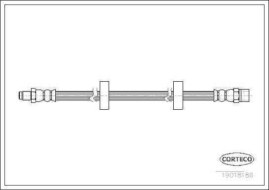 Corteco 19018186 - Brake Hose car-mod.net