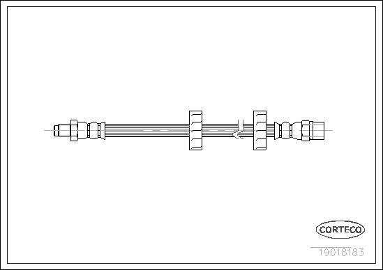 Corteco 19018183 - Brake Hose car-mod.net