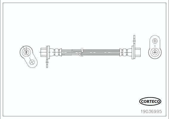 Corteco 19036995 - Brake Hose car-mod.net