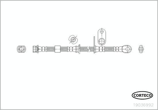 Corteco 19036992 - Brake Hose car-mod.net