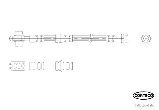 Corteco 19036496 - Brake Hose car-mod.net
