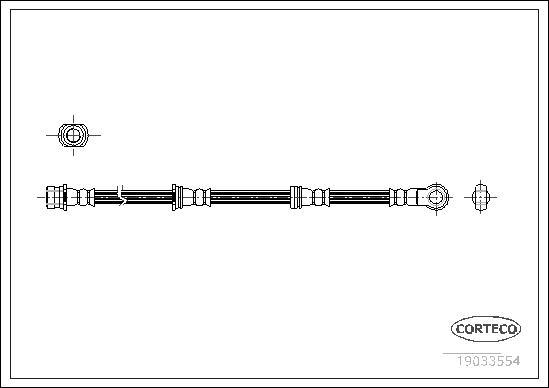 Corteco 19033554 - Brake Hose car-mod.net