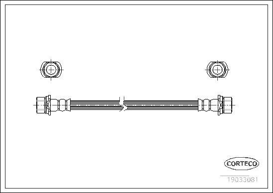 Corteco 19033081 - Brake Hose car-mod.net