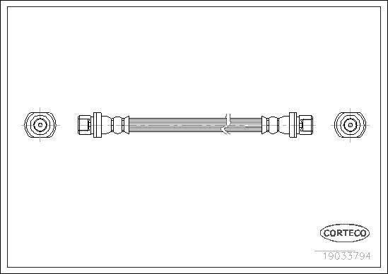 Corteco 19033794 - Brake Hose car-mod.net