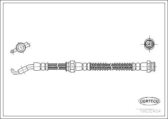 Corteco 19032454 - Brake Hose car-mod.net