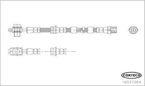 Corteco 19037264 - Brake Hose car-mod.net