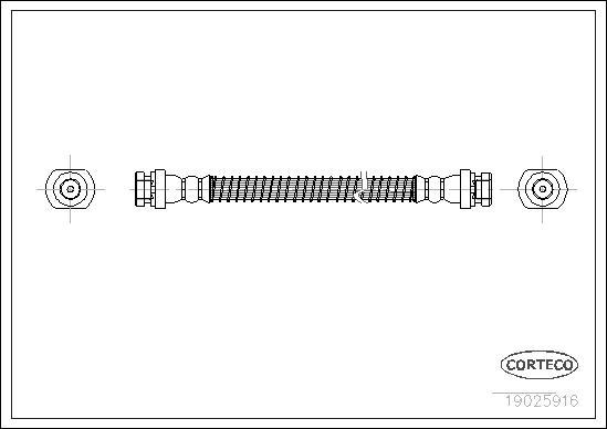 Corteco 19025916 - Brake Hose car-mod.net
