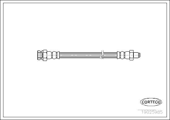 Corteco 19025985 - Brake Hose car-mod.net