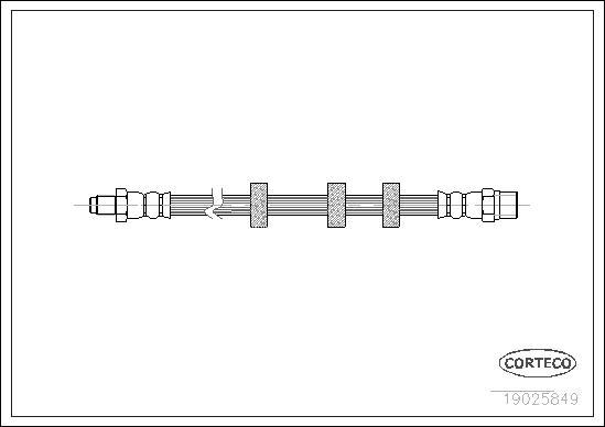 Corteco 19025849 - Brake Hose car-mod.net