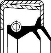 Corteco 12015254B - Shaft Seal, manual transmission car-mod.net