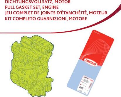 Corteco 83404017 - Full Gasket Set, engine car-mod.net