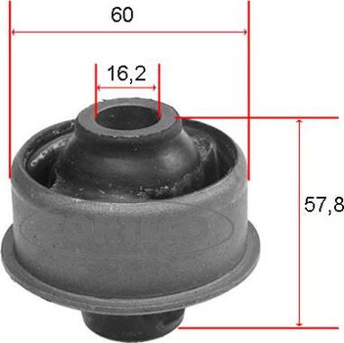 Corteco 21652805 - Bush of Control / Trailing Arm car-mod.net