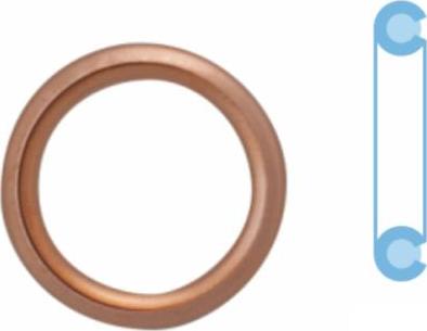 Corteco 407711S - Seal Ring, oil drain plug car-mod.net