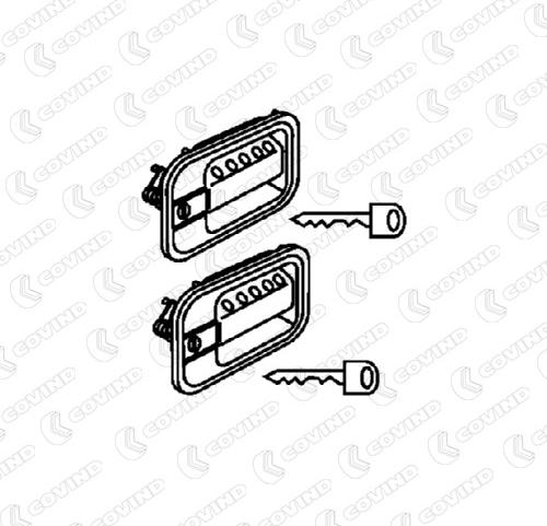 Covind 060156 - Door Handle car-mod.net