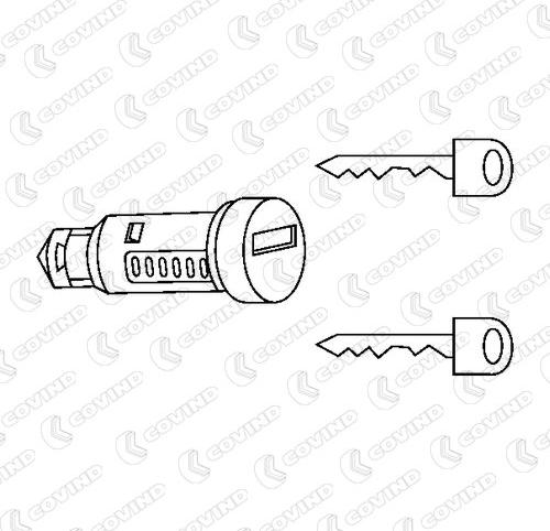 Covind XF0/198 - Lock Cylinder car-mod.net