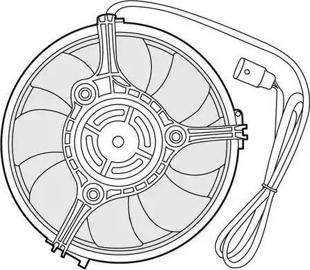 CTR 1209520 - Fan, radiator car-mod.net