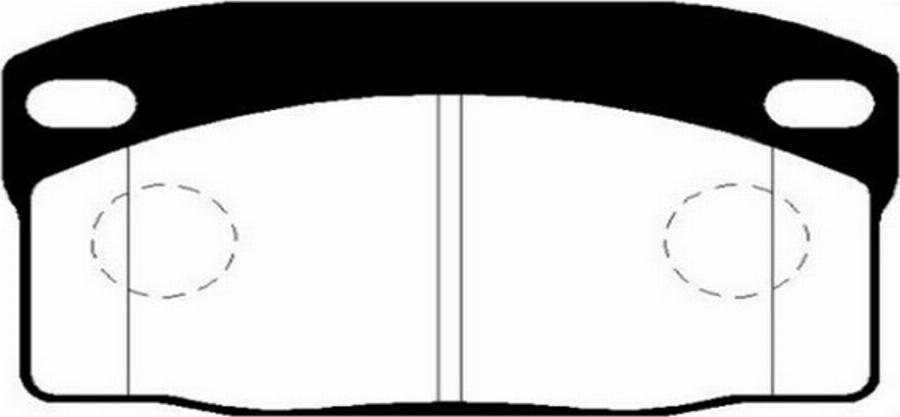CTR CKKD-3 - Brake Pad Set, disc brake car-mod.net