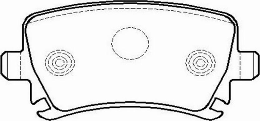 CTR CKVW-8 - Brake Pad Set, disc brake car-mod.net
