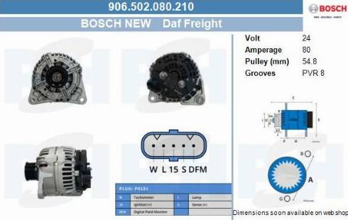 PSH 906.502.080.210 - Alternator car-mod.net