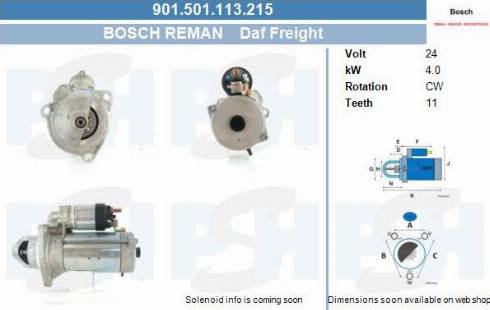 PSH 901.501.113.215 - Starter car-mod.net