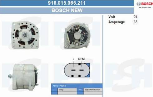 PSH 916.015.065.211 - Alternator car-mod.net
