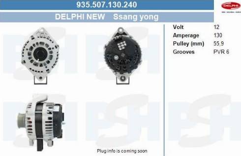 PSH 935.507.130.240 - Alternator car-mod.net