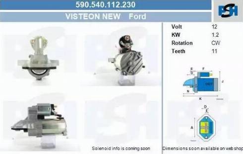PSH 590.540.112.230 - Starter car-mod.net