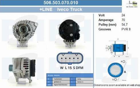 PSH 506.503.070.010 - Alternator car-mod.net