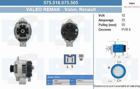 PSH 575.516.075.505 - Alternator car-mod.net