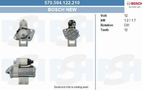 PSH 570.594.122.210 - Starter car-mod.net