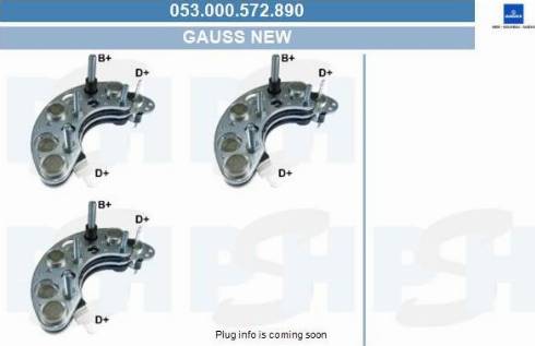 PSH 053.000.572.890 - Rectifier, alternator car-mod.net