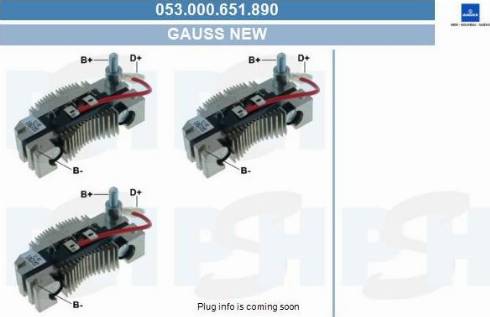 PSH 053.000.651.890 - Rectifier, alternator car-mod.net