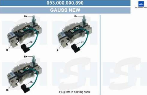 PSH 053.000.090.890 - Rectifier, alternator car-mod.net