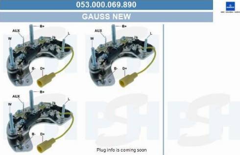 PSH 053.000.069.890 - Rectifier, alternator car-mod.net