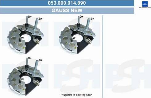 PSH 053.000.014.890 - Rectifier, alternator car-mod.net