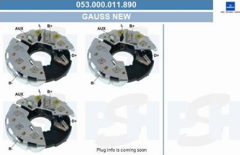 PSH 053.000.011.890 - Rectifier, alternator car-mod.net