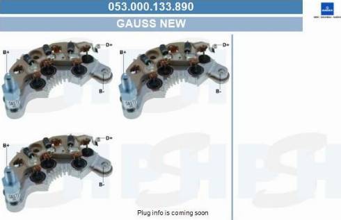 PSH 053.000.133.890 - Rectifier, alternator car-mod.net