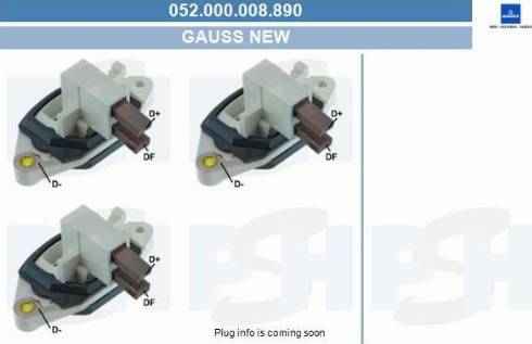 PSH 052.000.008.890 - Voltage regulator, alternator car-mod.net