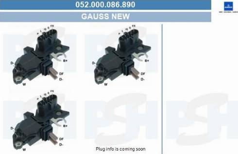 PSH 052.000.086.890 - Voltage regulator, alternator car-mod.net