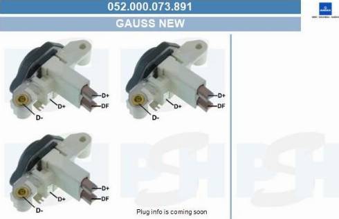 PSH 052.000.073.891 - Voltage regulator, alternator car-mod.net