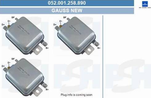 PSH 052.001.258.890 - Voltage regulator, alternator car-mod.net
