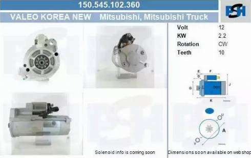 PSH 150.545.102.360 - Starter car-mod.net