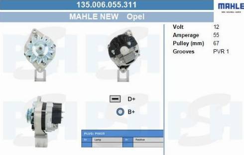 PSH 135.006.055.311 - Alternator car-mod.net
