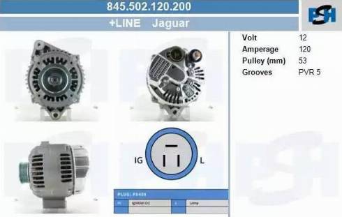 PSH 845.502.120.200 - Alternator car-mod.net