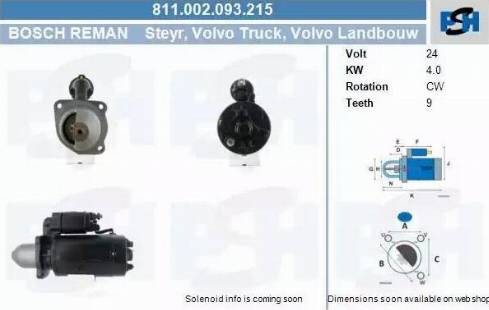 PSH 811.002.093.215 - Starter car-mod.net