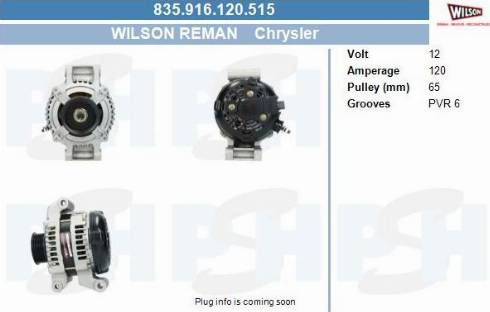 PSH 835.916.120.515 - Alternator car-mod.net